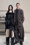 Mutedance 24 Spring/Summer Spliced Skirt MD-MD24SS92-PIN Colorblock PM126